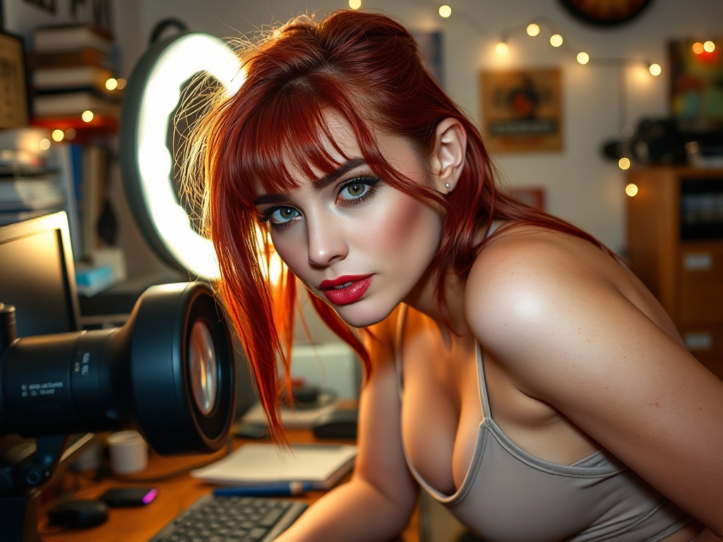 Camgirl trans svizzere in live, illustrazione girlxtalk