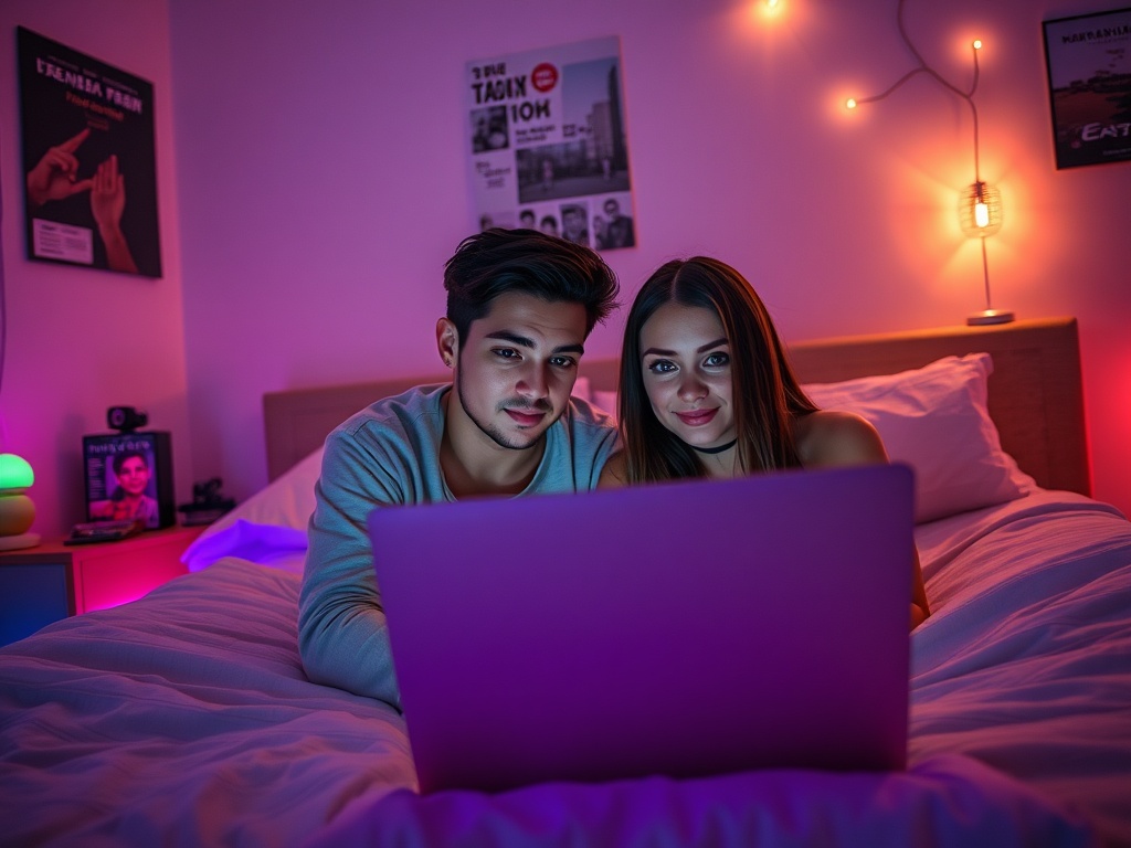 Sexcam coppia in Svizzera in live, illustrazione girlxtalk