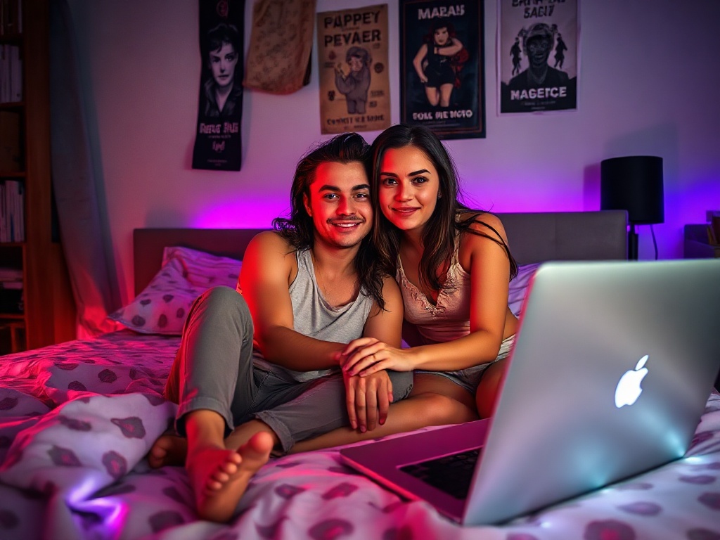 Sexcam couple en Suisse en live, illustration girlxtalk